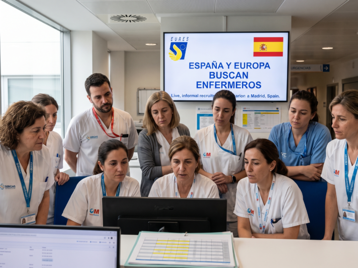 Espanha e Europa Buscam Enfermeiros pelo EURES: Veja Como Brasileiros Podem Usar a Plataforma Oficial para Conseguir Vagas
