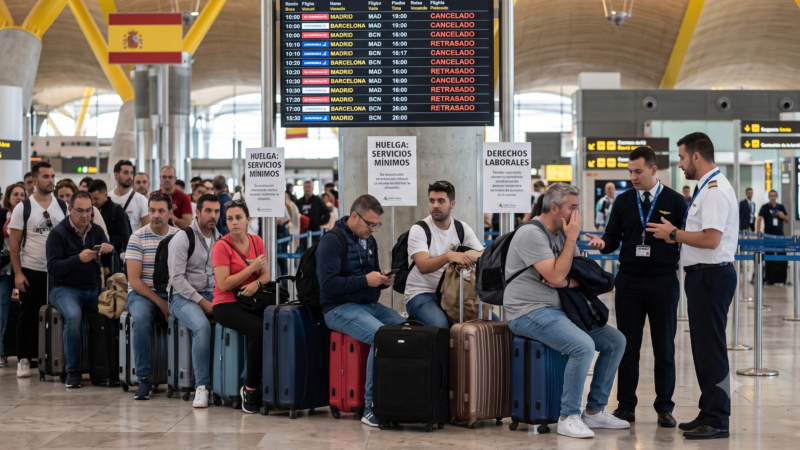 Greves Atingem Aeroportos Espanhóis e Ameaçam Viagens até o Fim de Agosto