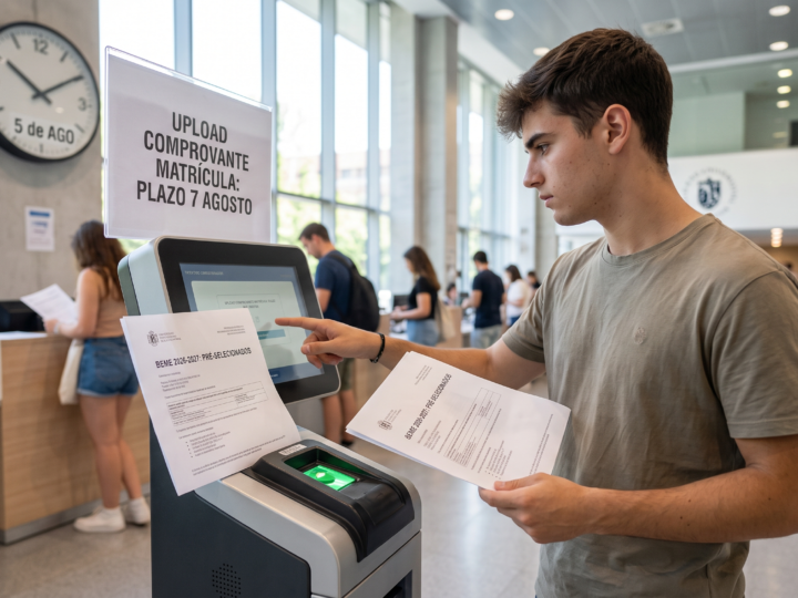 Bolsas BEME 2026-2027: Pré-Selecionados Têm Até 7 de Agosto para Enviar Comprovante de Matrícula