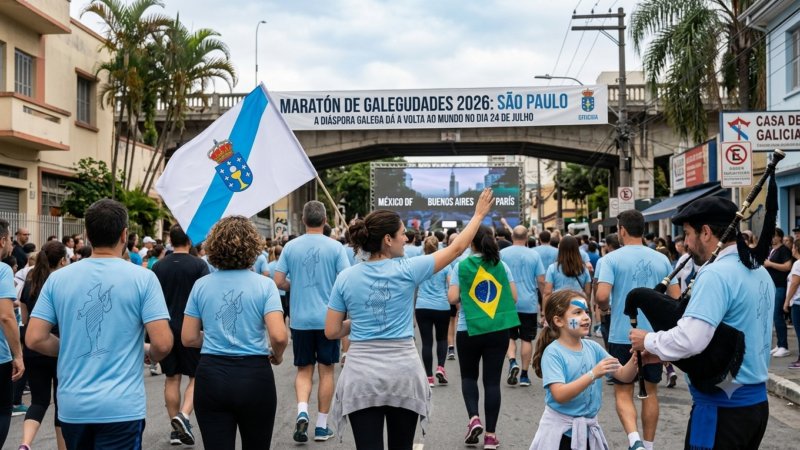 Maratón de Galeguidades 2026: a diáspora galega dá a volta ao mundo no dia 24 de julho