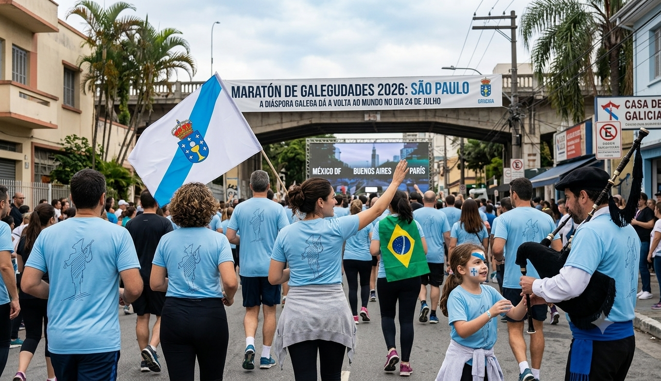 Maratón de Galeguidades 2026: a diáspora galega dá a volta ao mundo no dia 24 de julho