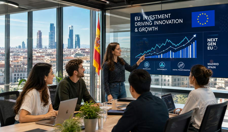 Europa Mobiliza € 80 Bilhões para Scaleups Tech e a Espanha Está no Centro da Jogada